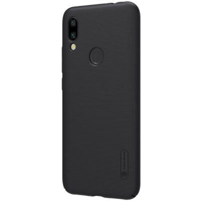 Xiaomi Redmi 7 Nillkin Frosted Shield juodas plastikinis dėklas / Priedai.lt