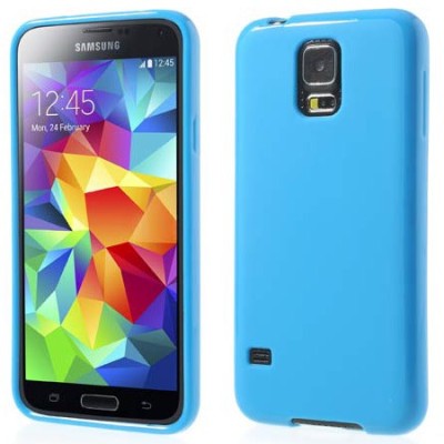 Samsung Galaxy S5 G900 (S5 Neo G903) šviesiai mėlynas tpu dėklas / Priedai.lt