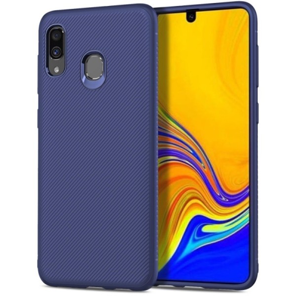 „Lenuo“ kieto silikono (TPU) dėklas - mėlynas (Galaxy A40)
