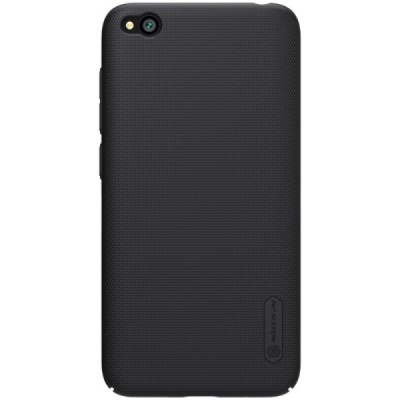 Xiaomi Redmi Go Nillkin Frosted Shield juodas plastikinis dėklas / Priedai.lt