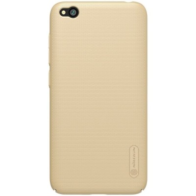 Xiaomi Redmi Go Nillkin Frosted Shield auksinis plastikinis dėklas / Priedai.lt