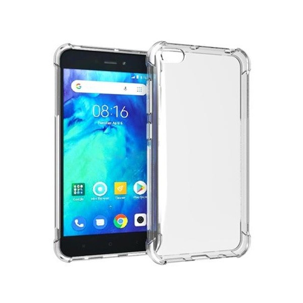 Kieto silikono (TPU) dėklas - skaidrus (Redmi Go)