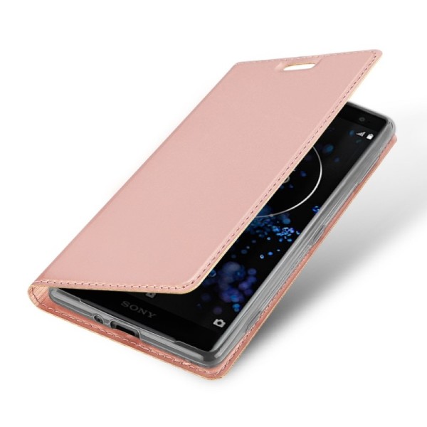 „Dux Ducis“ Skin atverčiamas dėklas - rožinis (Xperia XZ2 Premium)