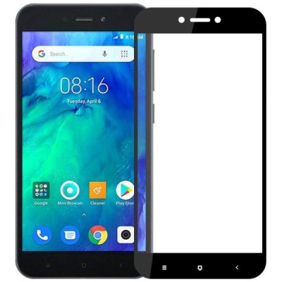 Xiaomi Redmi Go „Mofi“ 9H Tempered Glass sustiprintos apsaugos juodas pilnai dengiantis apsauginis ekrano stiklas 0,26 mm / Prie