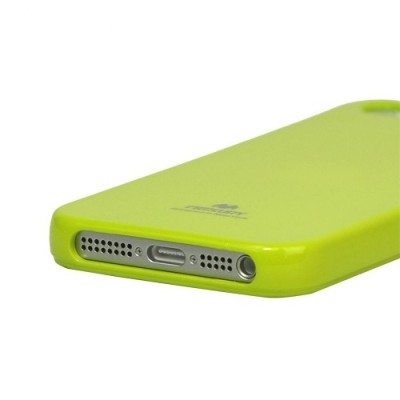 „Mercury“ Color kieto silikono (TPU) žalias Apple iPhone SE (5, 5s) dėklas (dėkliukas) / Priedai.lt