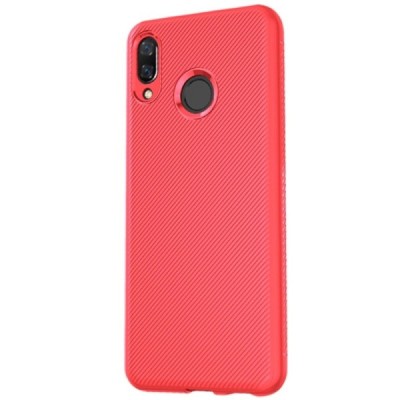 Huawei Honor 8X „Lenuo“ kieto silikono TPU raudonas dėklas - nugarėlė / Priedai.lt