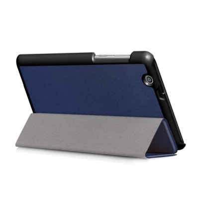 Huawei MediaPad T3 7.0'' 4G / 3G (BG2-U01) atverčiamas mėlynas odinis dėklas - knygutė / Priedai.lt