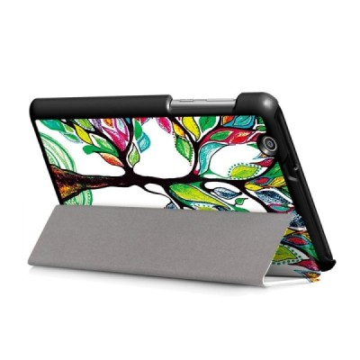 Huawei MediaPad T3 7.0'' 4G / 3G (BG2-U01) atverčiamas spalvotas, odinis dėklas - knygutė / Priedai.lt