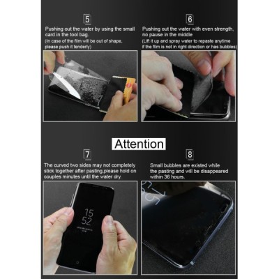 Nokia 8 skaidri apsauginė pilnai dengianti ekrano plėvelė / Priedai.lt