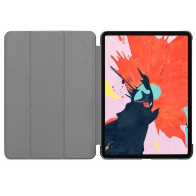 Apple iPad Pro 12.9" 2018 atverčiamas juodas odinis dėklas - knygutė / Priedai.lt