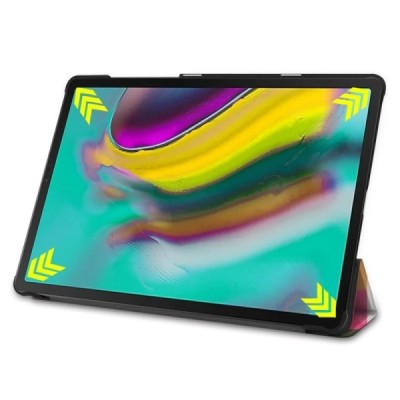 Samsung Galaxy Tab S5e (T720, T725) „Cubes“ atverčiamas spalvotas dėklas - knygutė / Priedai.lt