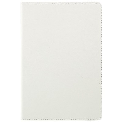 Samsung Galaxy Tab S5e (T720, T725) atverčiamas, sukamas 360 laipsnių, baltas odinis dėklas - stovas / Priedai.lt