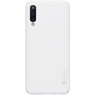 Samsung Galaxy A50 A505F (A50s A507F, A30s A307F) Nillkin Frosted Shield baltas plastikinis dėklas / Priedai.lt