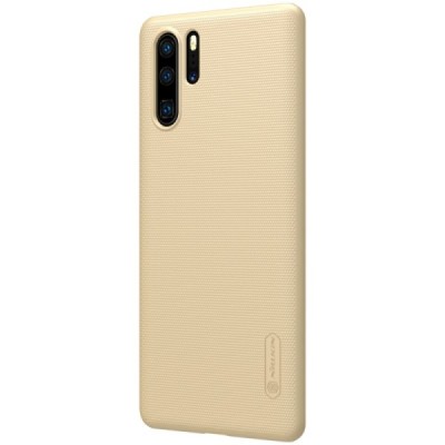 Nillkin Frosted Shield Huawei P30 Pro auksinis plastikinis dėklas / Priedai.lt