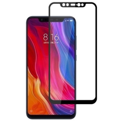 Xiaomi Redmi Note 7 (Redmi Note 7 Pro) „Mocolo“ 9H Tempered Glass sustiprintos apsaugos juodas pilnai dengiantis apsauginis ekra