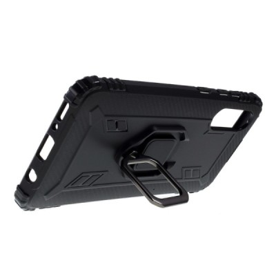 Sustiprintos apsaugos Samsung Galaxy A70 (A705F) juodas kieto silikono (TPU) ir plastiko dėklas / Priedai.lt
