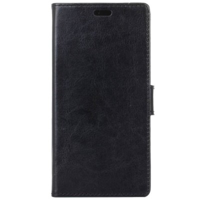 Xiaomi Redmi Note 7 (Redmi Note 7 Pro) atverčiamas juodas odinis dėklas, knygutė - piniginė / Priedai.lt