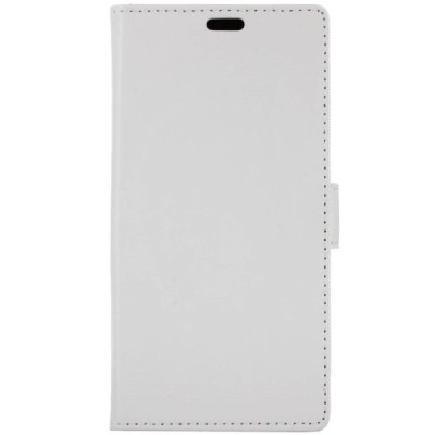 Xiaomi Redmi Note 7 (Redmi Note 7 Pro) atverčiamas baltas odinis dėklas, knygutė - piniginė / Priedai.lt
