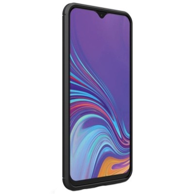Samsung Galaxy A10 (A105F) „Carbon“ kieto silikono TPU juodas dėklas - nugarėlė / Priedai.lt