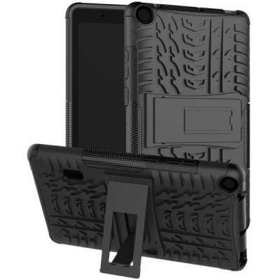 Huawei MediaPad T3 7.0'' Wi-Fi (BG2-W09) sustiprintos apsaugos dėklas - juodas - nugarėlė / Priedai.lt