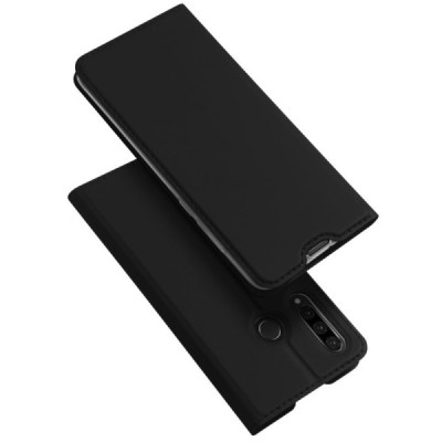 „Dux Ducis“ Skin serijos Huawei P30 Lite juodas odinis atverčiamas dėklas / Priedai.lt