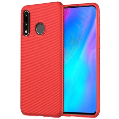 Huawei P30 Lite „Lenuo“ kieto silikono TPU raudonas dėklas - nugarėlė / Priedai.lt
