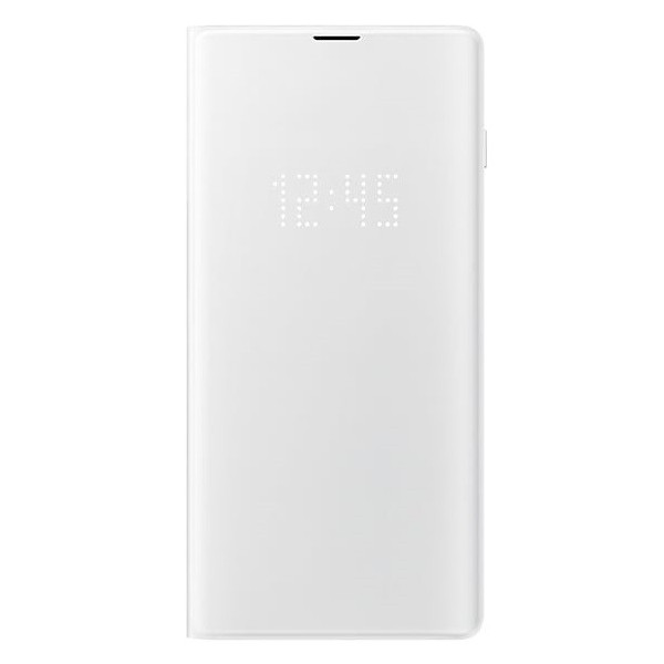 „Samsung“ Led View Cover atverčiamas dėklas - baltas (Galaxy S10+)
