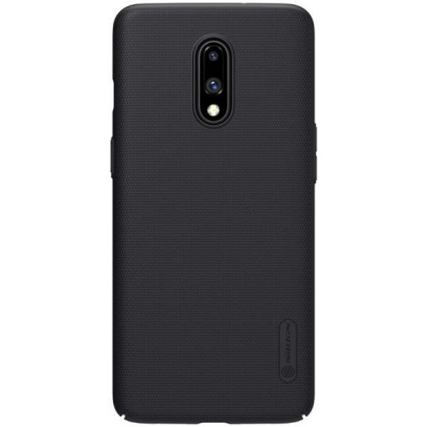 „Nillkin“ Frosted Shield dėklas - juodas (OnePlus 7)