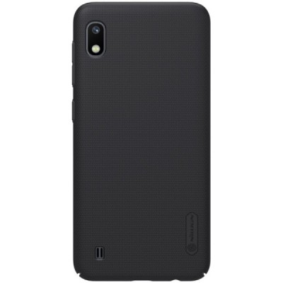Samsung Galaxy A10 (A105F) Nillkin Frosted Shield juodas plastikinis dėklas / Priedai.lt