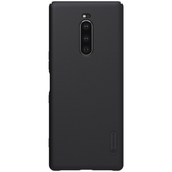 „Nillkin“ Frosted Shield dėklas - juodas (Xperia 1)