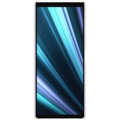 Nillkin Frosted Shield Sony Xperia 1 (XZ4) baltas plastikinis dėklas / Priedai.lt