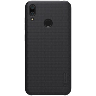 Huawei Y7 2019 (Y7 Prime 2019) Nillkin Frosted Shield juodas plastikinis dėklas / Priedai.lt