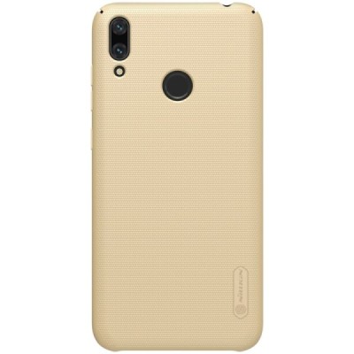Huawei Y7 2019 (Y7 Prime 2019) Nillkin Frosted Shield auksinis plastikinis dėklas / Priedai.lt