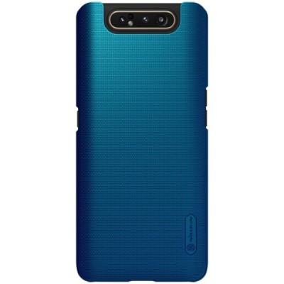 Samsung Galaxy A80 (A805F) Nillkin Frosted Shield mėlynas plastikinis dėklas / Priedai.lt