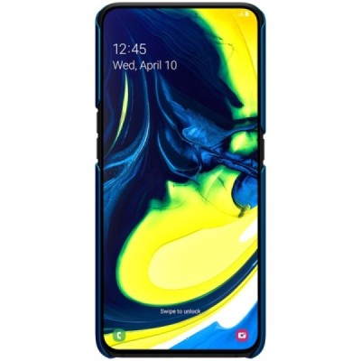 Samsung Galaxy A80 (A805F) Nillkin Frosted Shield mėlynas plastikinis dėklas / Priedai.lt