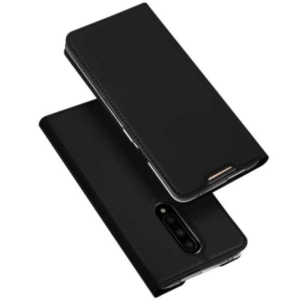 „Dux Ducis“ Skin atverčiamas dėklas - juodas (OnePlus 7 Pro)
