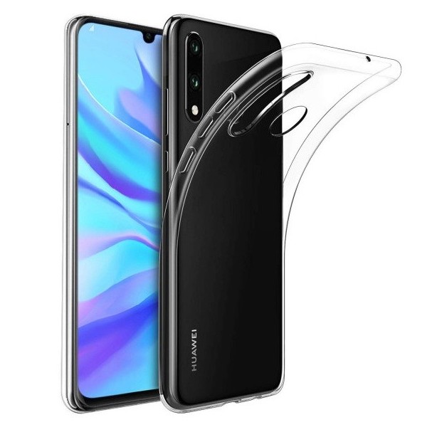 Kieto silikono (TPU) dėklas - skaidrus (P30 Lite)