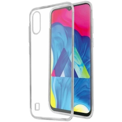 Samsung Galaxy A10 (A105F) kieto silikono TPU skaidrus dėklas - nugarėlė / Priedai.lt
