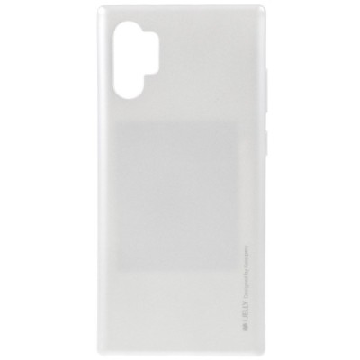 Samsung Galaxy Note 10+ (N975F) Mercury baltas kieto silikono tpu dėklas - nugarėlė / Priedai.lt