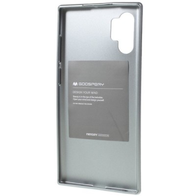 Samsung Galaxy Note 10+ (N975F) Mercury pilkas kieto silikono tpu dėklas - nugarėlė / Priedai.lt