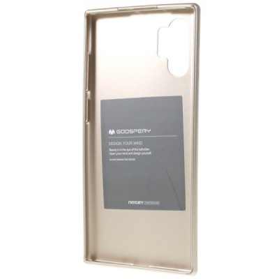 Samsung Galaxy Note 10+ (N975F) Mercury auksinis kieto silikono tpu dėklas - nugarėlė / Priedai.lt