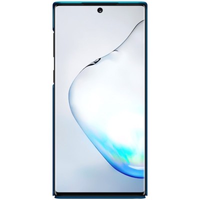 Nillkin Frosted Shield Samsung Galaxy Note 10 (N970F) mėlynas plastikinis dėklas / Priedai.lt