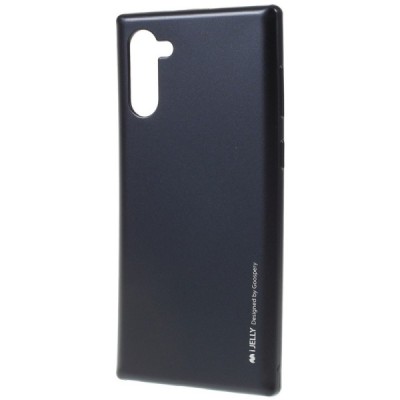 Samsung Galaxy Note 10 (N970F) Mercury juodas kieto silikono tpu dėklas - nugarėlė / Priedai.lt