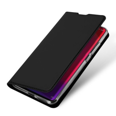 „Dux Ducis“ Skin serijos Xiaomi Mi 9T juodas odinis atverčiamas dėklas / Priedai.lt