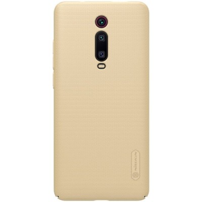 Xiaomi Mi 9T (Mi 9T Pro) Nillkin Frosted Shield auksinis plastikinis dėklas | Priedai.lt