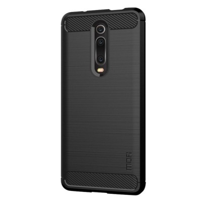 Xiaomi Mi 9T (Mi 9T Pro) Mofi kieto silikono TPU juodas dėklas - nugarėlė | Priedai.lt