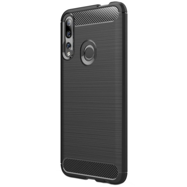 „Carbon“ kieto silikono (TPU) dėklas - juodas (P Smart Z)