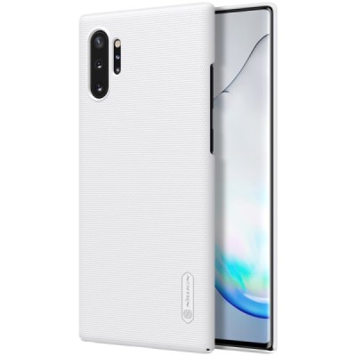 Nillkin Frosted Shield Samsung Galaxy Note 10+ (N975F) baltas plastikinis dėklas / Priedai.lt