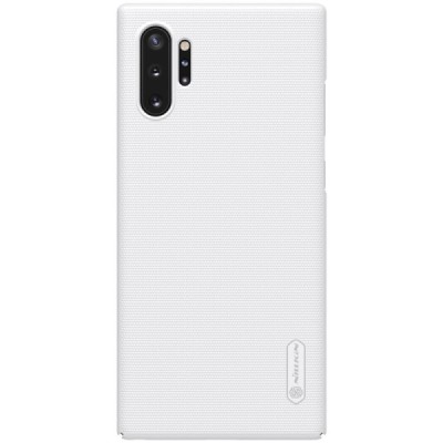 Nillkin Frosted Shield Samsung Galaxy Note 10+ (N975F) baltas plastikinis dėklas / Priedai.lt
