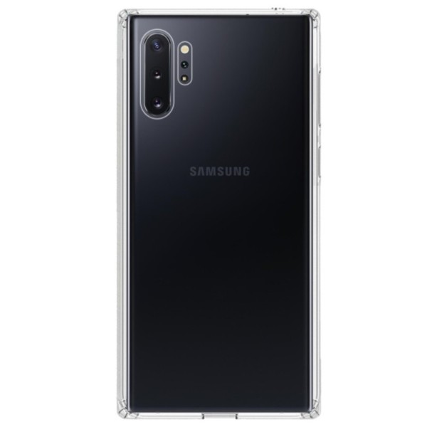 Kieto silikono (TPU) dėklas - skaidrus (Galaxy Note 10+)